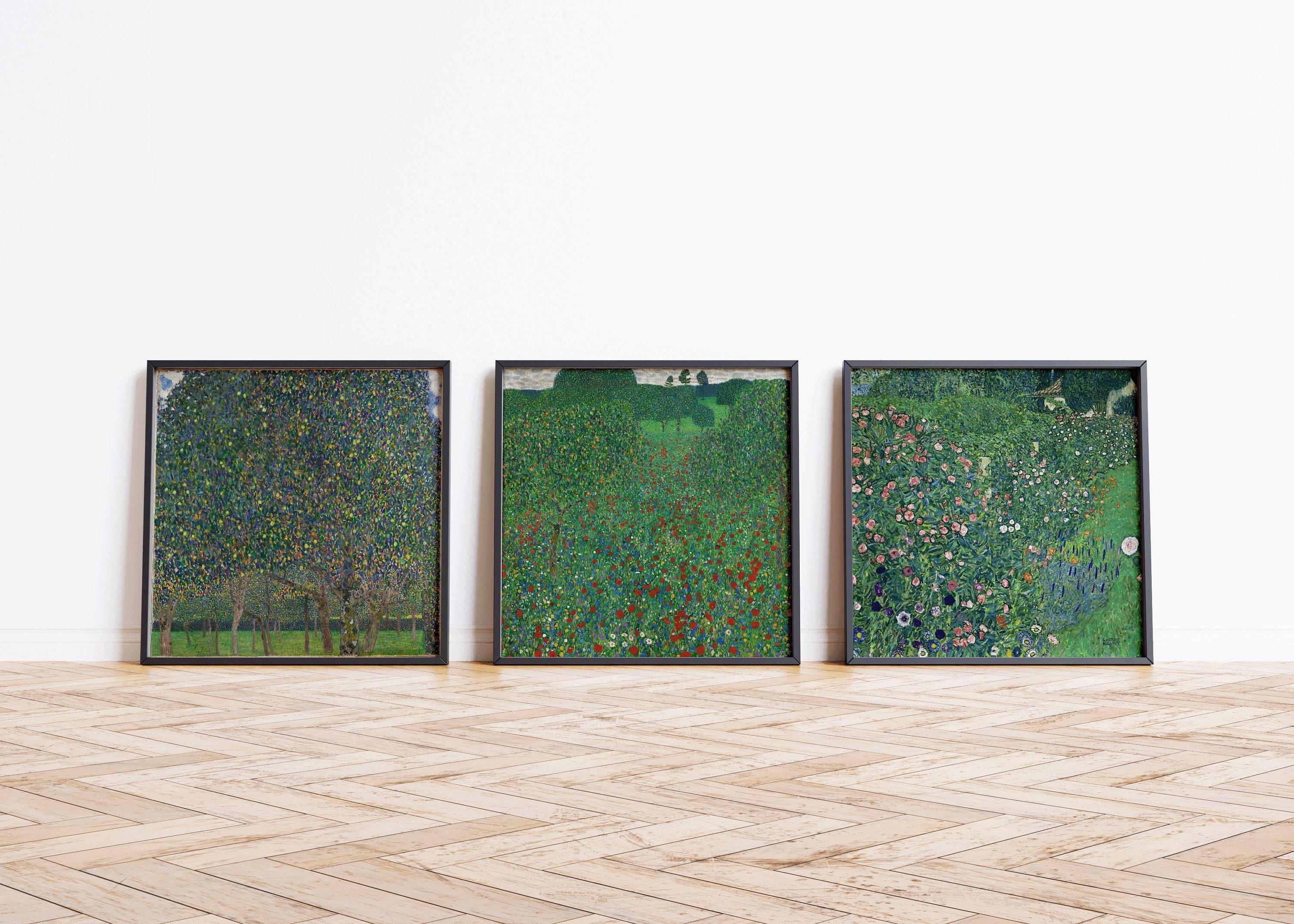 Gustav Klimt Garden Art Print Set: Vintage Fine Art - 9ArtPrints