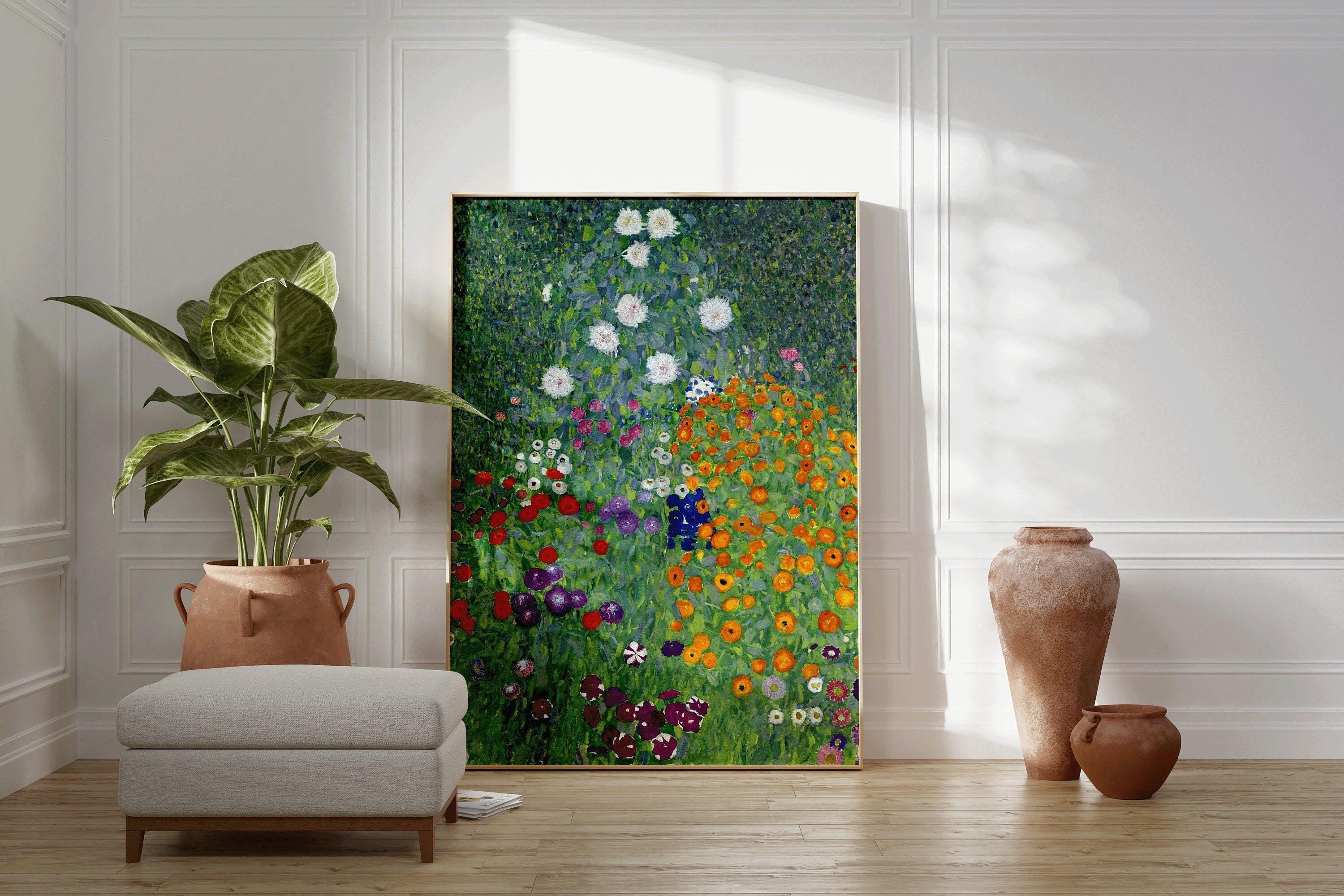 Gustav Klimt - Garden | Famous Vintage Painting (available handframed or unframed) - 9ArtPrints
