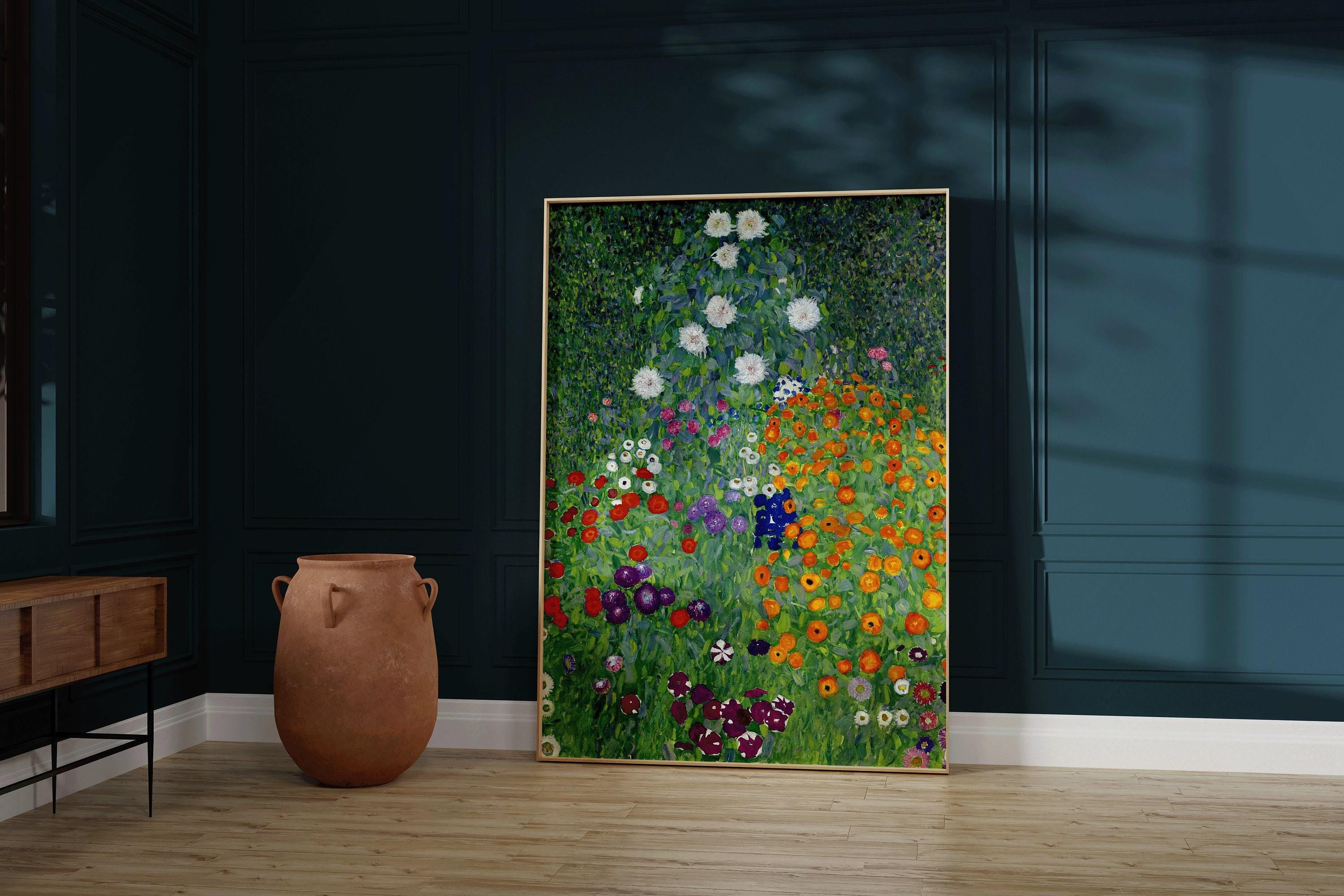 Gustav Klimt - Garden | Famous Vintage Painting (available handframed or unframed) - 9ArtPrints