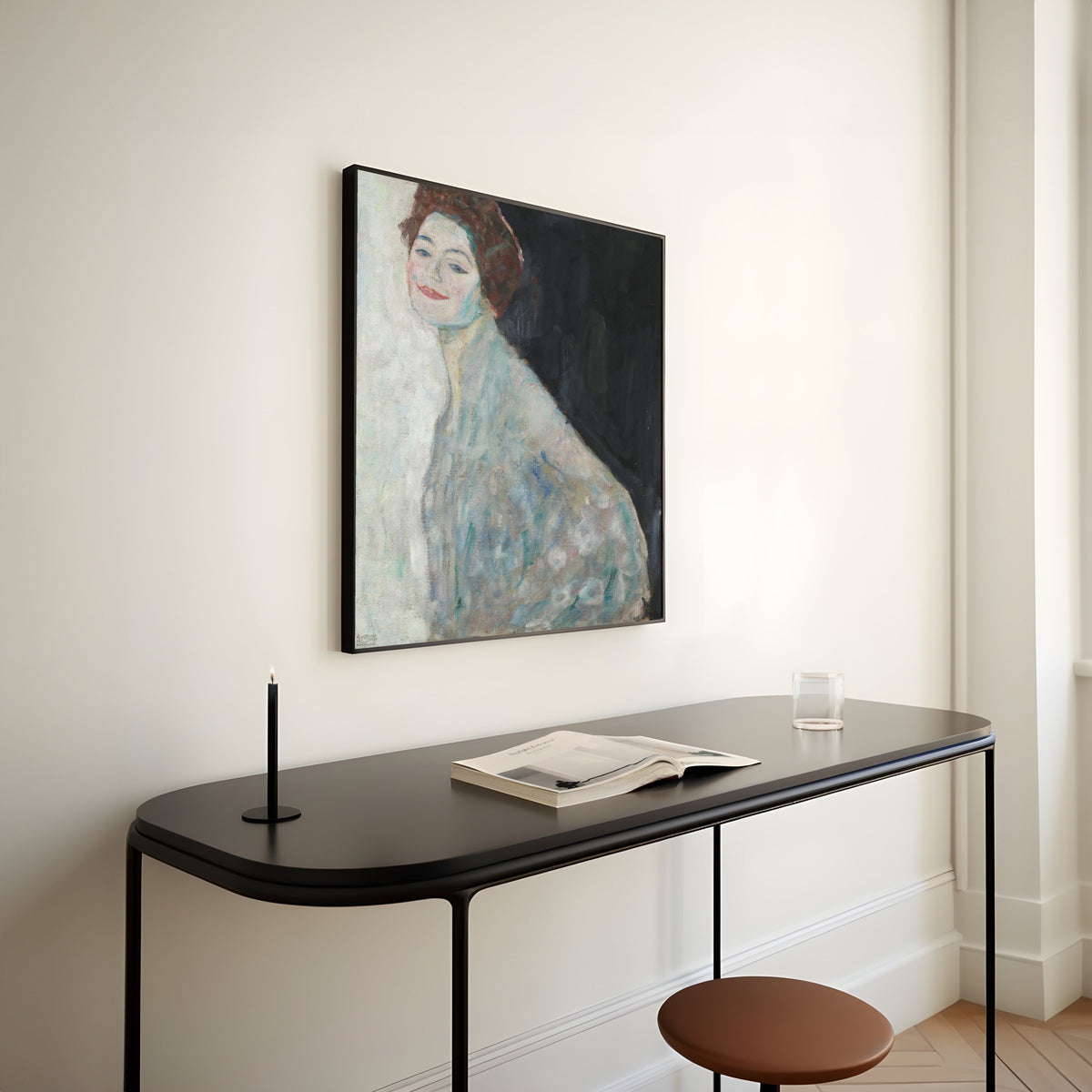Gustav Klimt — Lady in White | Fine Art Print - 9ArtPrints
