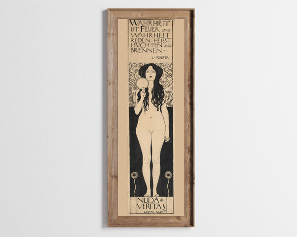 Gustav Klimt — Nuda Veritas (Ver Sacrum) | Fine Art Print