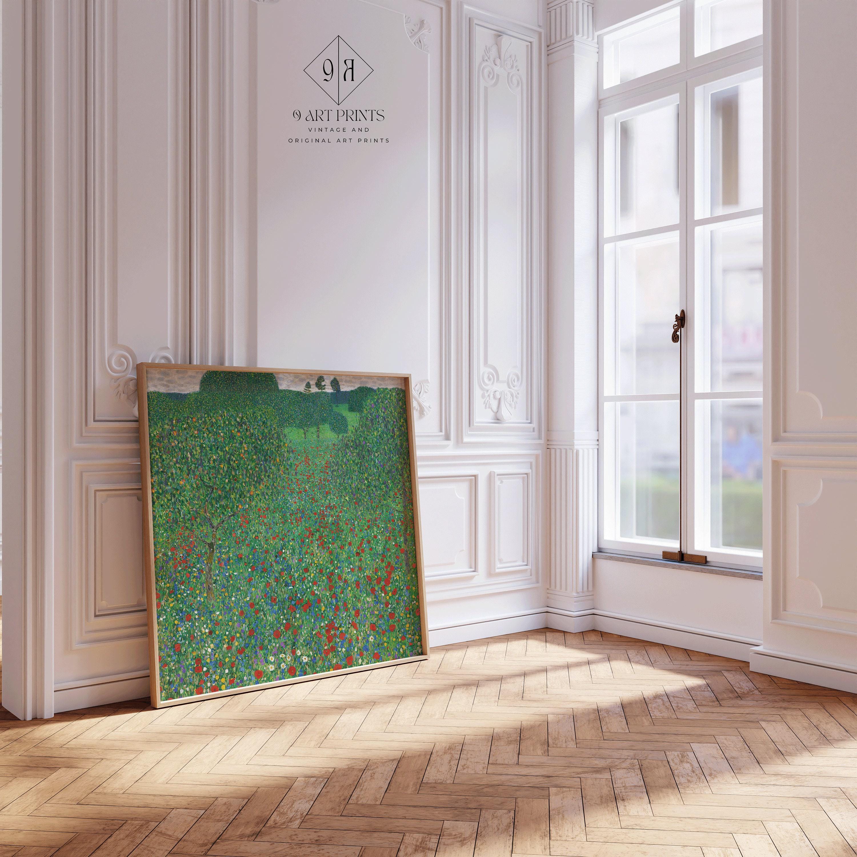 Gustav Klimt - Poppies | Famous Vintage Painting (available handframed or unframed) 1x1 - 9ArtPrints