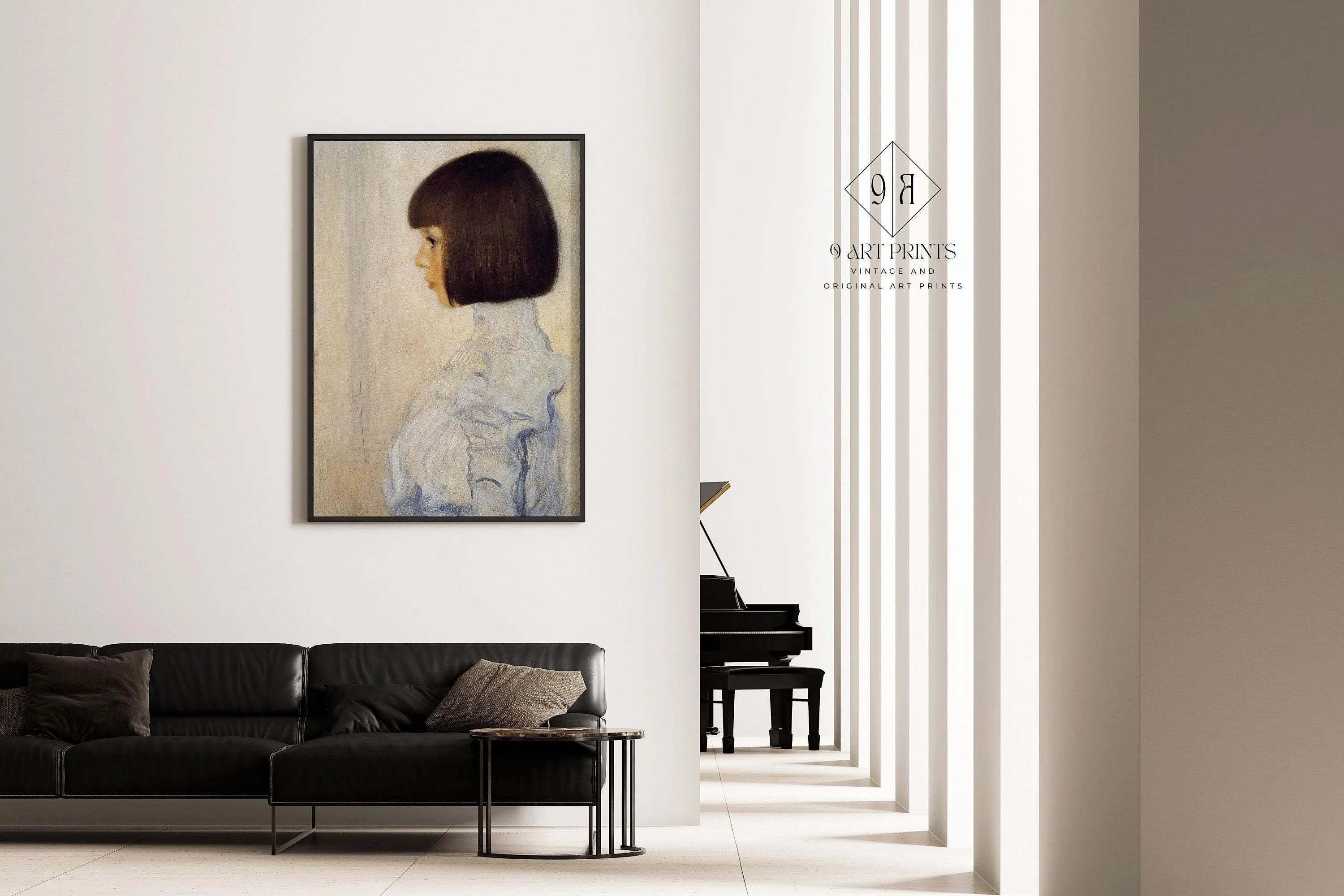 Gustav Klimt - Portrait of Helene Klimt | Famous Vintage Painting (available handframed or unframed) - 9ArtPrints