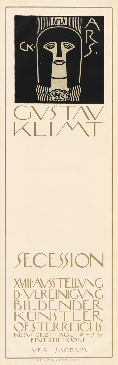 Gustav Klimt — Poster for the 18th Secession Exhibition | Fine Art Print - 9ArtPrints