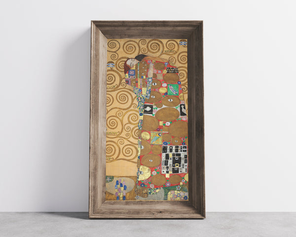 Gustav Klimt — The Embrace (Fulfilment) | Fine Art Print