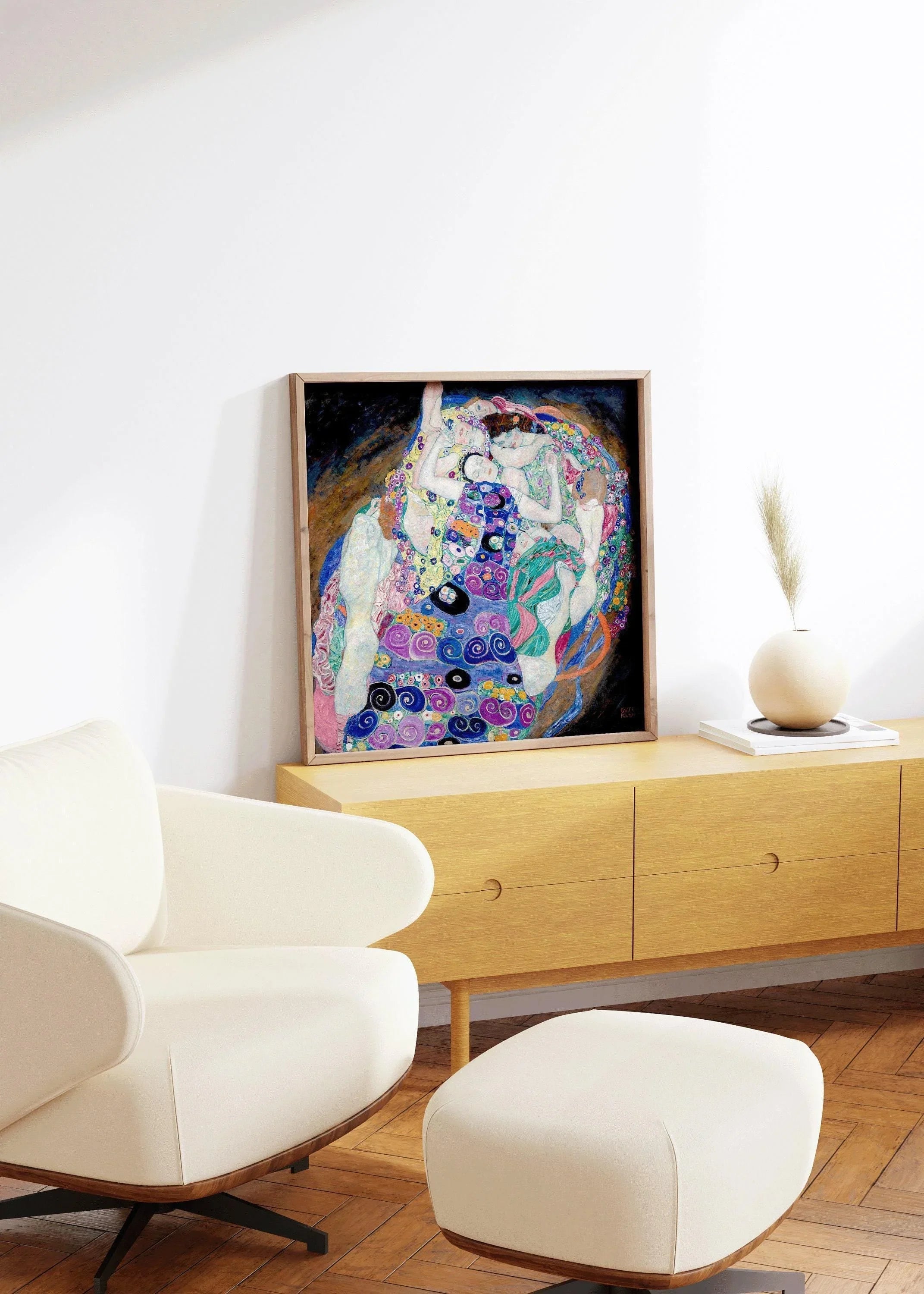 Gustav Klimt - The Virgin | Famous Vintage Painting (available handframed or unframed) 1x1 - 9ArtPrints