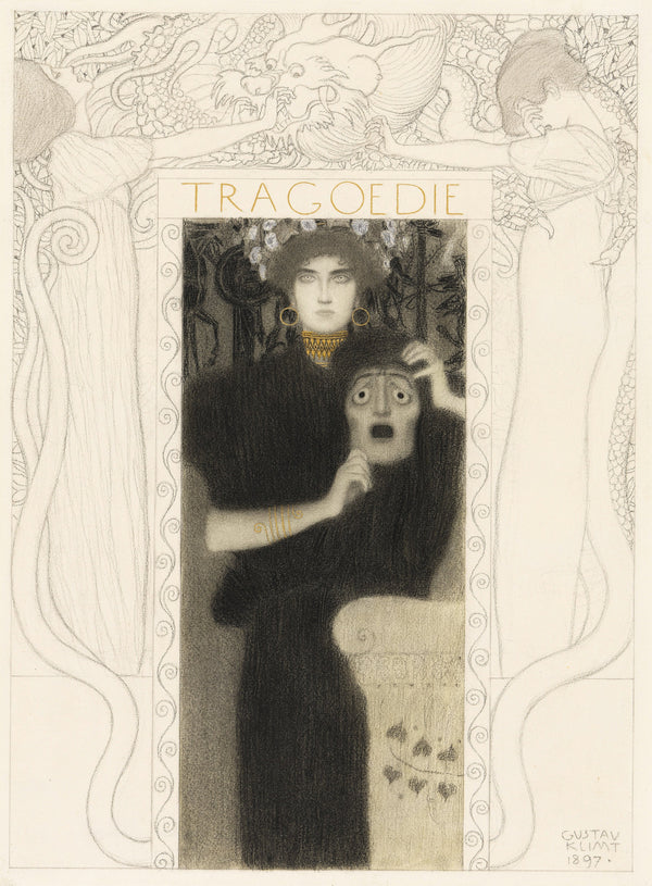 Gustav Klimt — Tragedy (Tragödie) | Fine Art Print