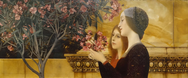 Gustav Klimt — Two Girls with an Oleander | Fine Art Print
