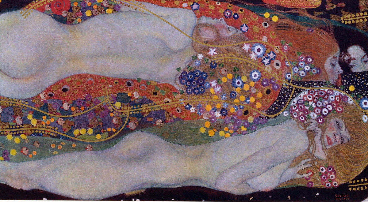 Gustav Klimt — Water Serpents II | Fine Art Print - 9ArtPrints