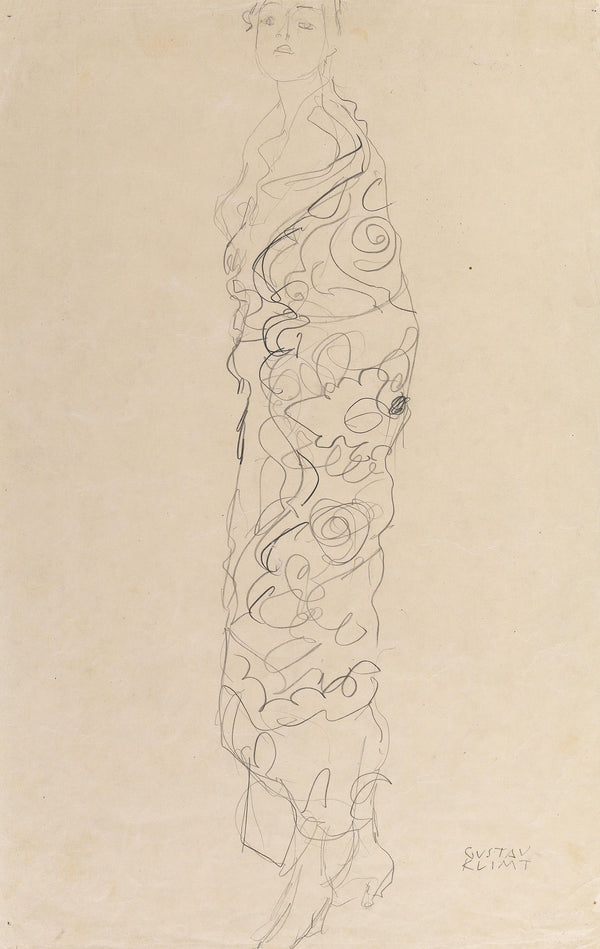 Gustav Klimt — Woman in Kimono | Fine Art Print