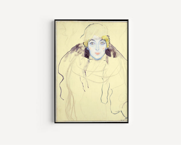 Gustav Klimt — Woman's Head | Fine Art Print