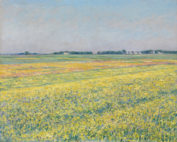 Gustave Caillebotte — The Plain of Gennevilliers, Yellow Fields | Fine Art Print