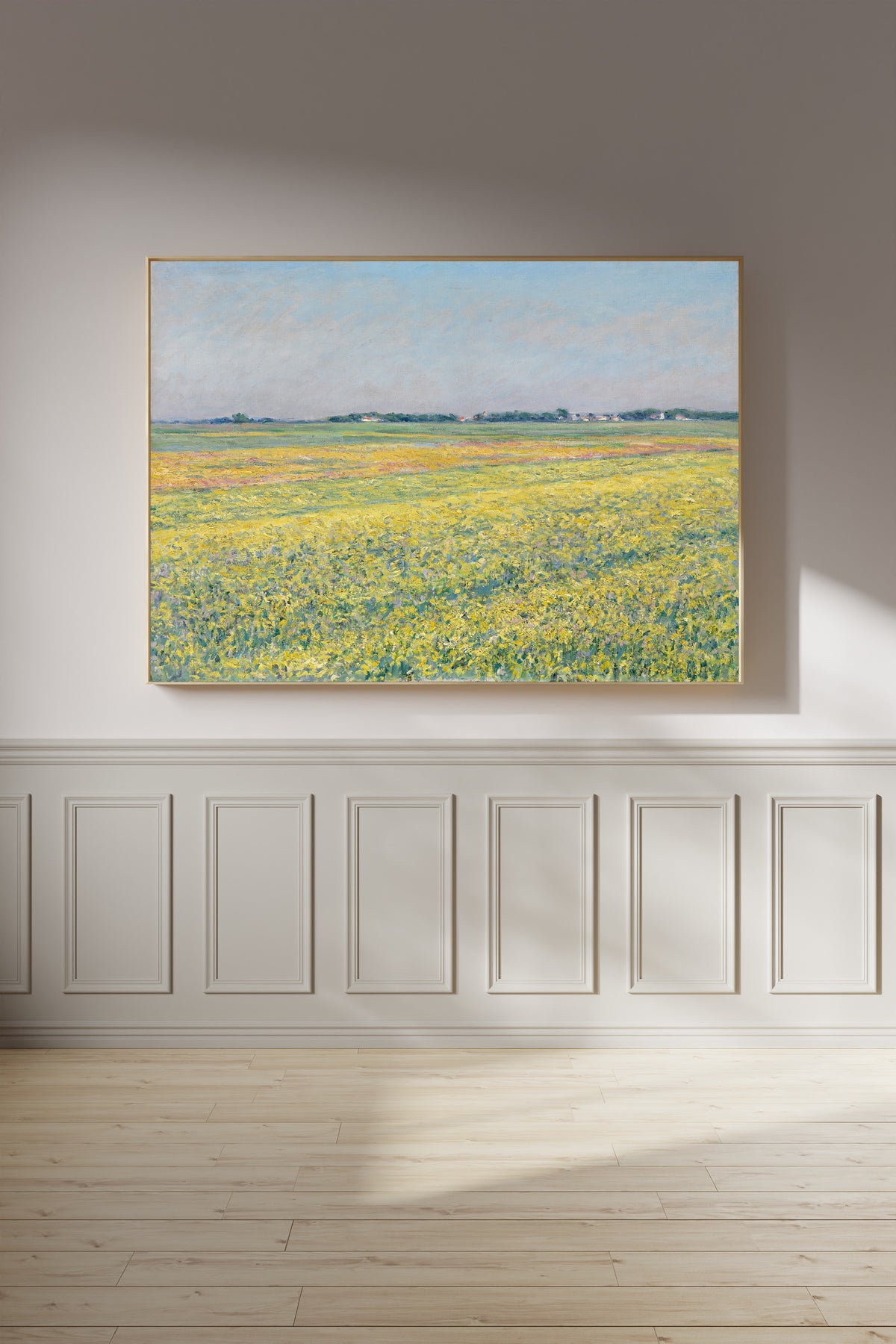Gustave Caillebotte — The Plain of Gennevilliers, Yellow Fields | Fine Art Print