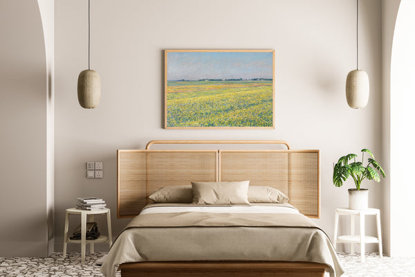 Gustave Caillebotte — The Plain of Gennevilliers, Yellow Fields | Fine Art Print