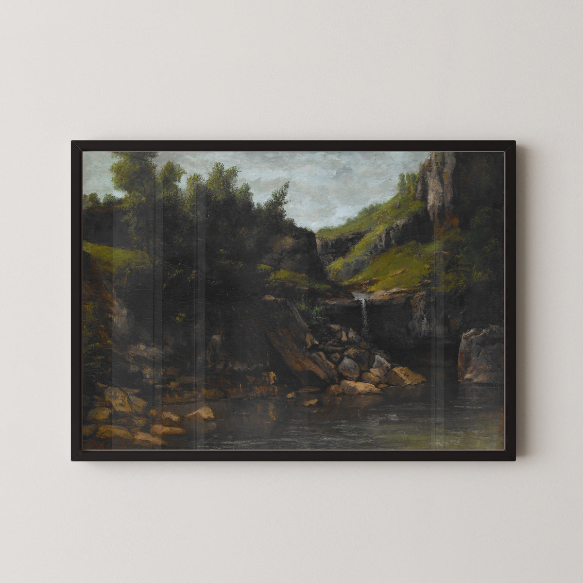 Gustave Doré — Cascade in a Rocky Landscape | Fine Art Print - 9ArtPrints