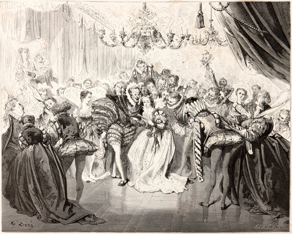Gustave Doré — Cinderella: The Ball | Fairy Tale Illustration Print
