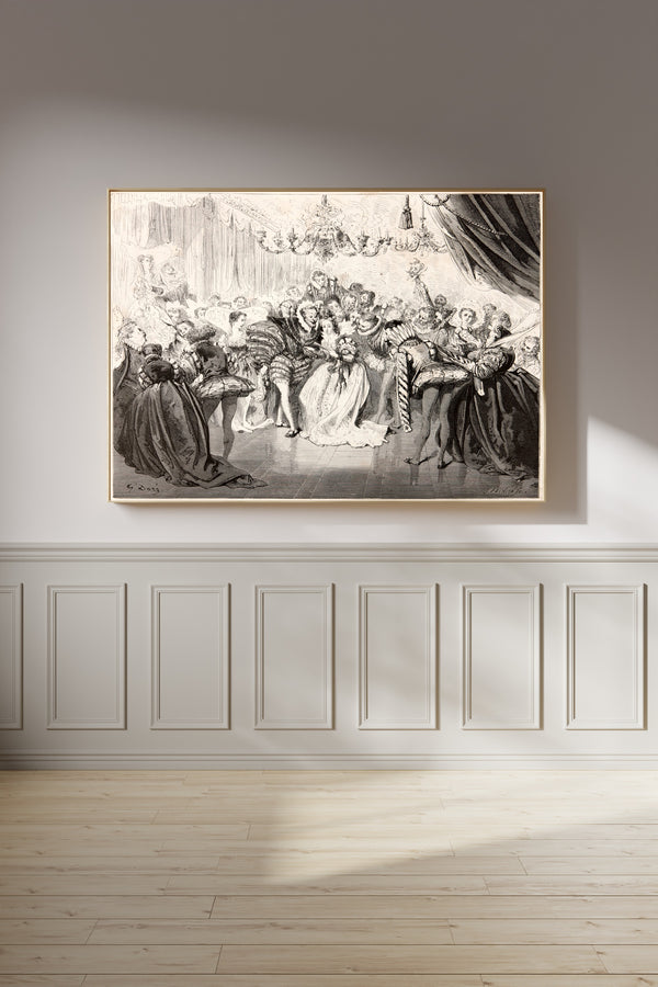 Gustave Doré — Cinderella: The Ball | Fairy Tale Illustration Print