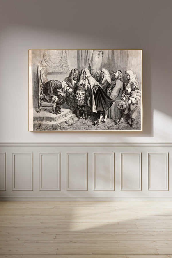 Gustave Doré — Donkey Skin: The King's Councillors | Fairy Tale Illustration Print