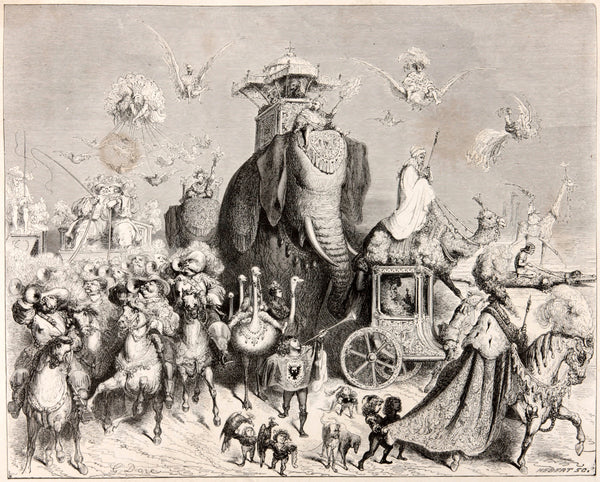 Gustave Doré — Donkey Skin: The Wedding Procession | Fairy Tale Illustration Print