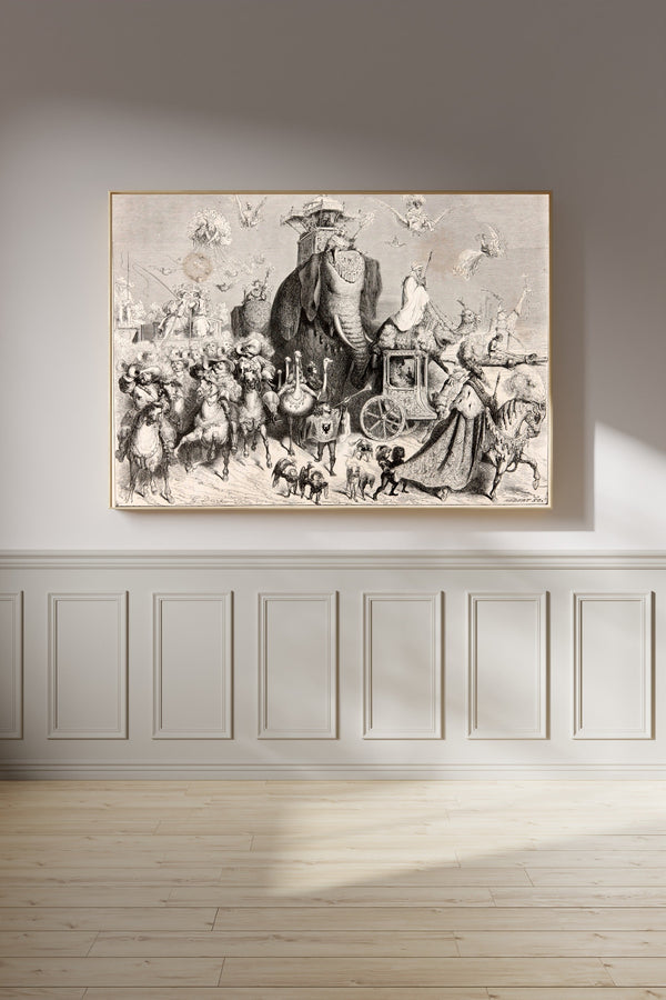 Gustave Doré — Donkey Skin: The Wedding Procession | Fairy Tale Illustration Print
