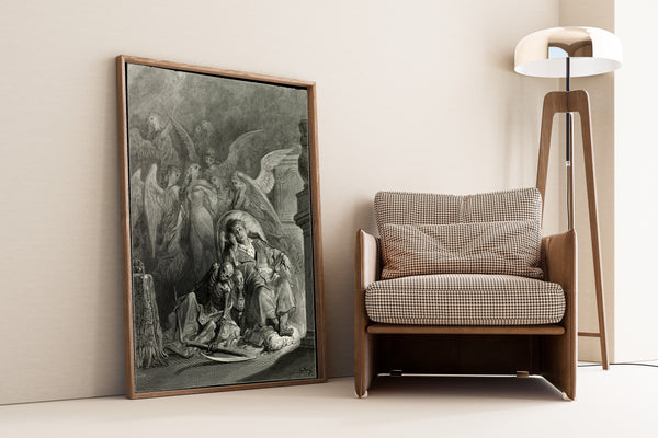 Gustave Doré — Eagerly I wished the morrow | Gothic Illustration Print