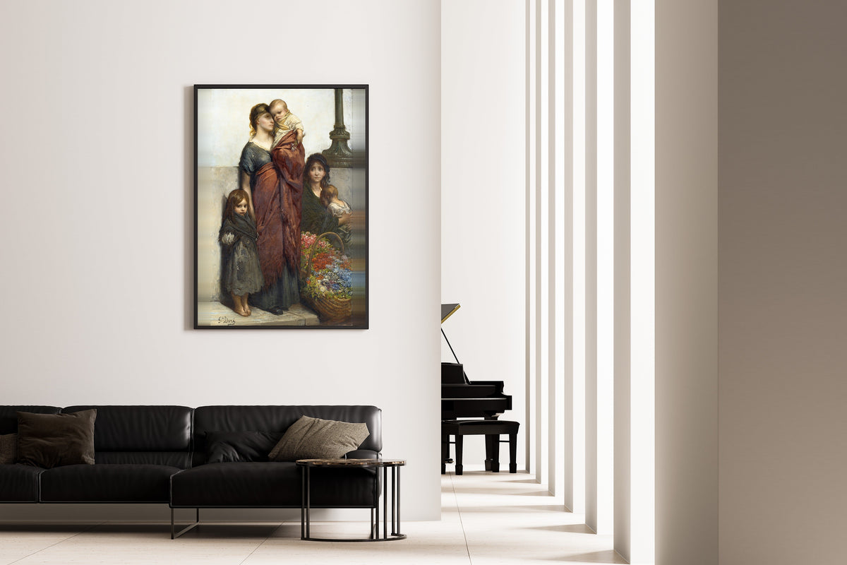 Gustave Doré — Flower Sellers of London | Fine Art Print - 9ArtPrints