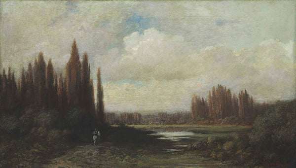 Gustave Doré — Landscape with a Rider by a Pond | Fine Art Print