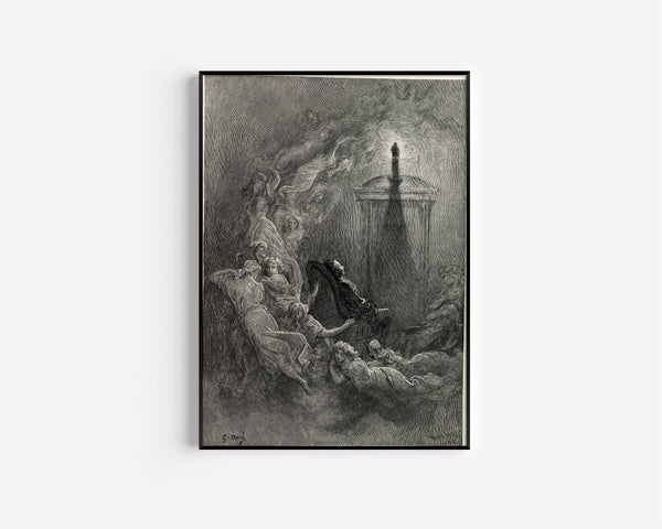 Gustave Doré — Other friends have flown before | Gothic Illustration Print
