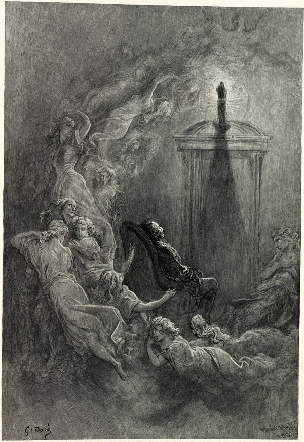 Gustave Doré — Other friends have flown before | Gothic Illustration Print