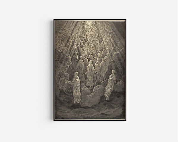 Gustave Doré — Paradiso, Canto V: The Splendours of Mercury | Dante Illustration Print