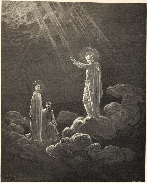 Gustave Doré — Paradiso, Canto VIII: Charles Martel | Dante Illustration Print