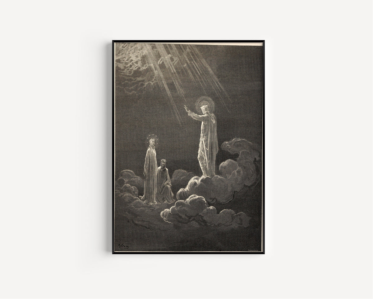 Gustave Doré — Paradiso, Canto VIII: Charles Martel | Dante Illustration Print - 9ArtPrints