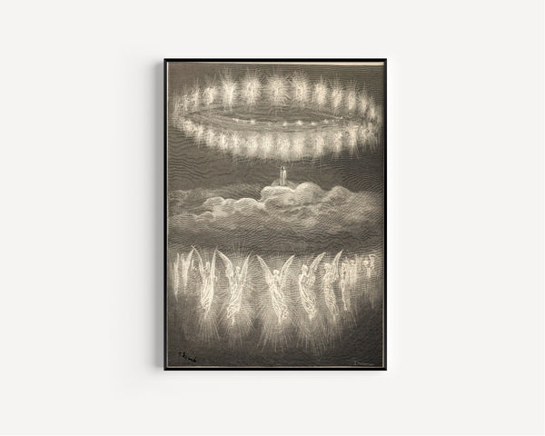 Gustave Doré — Paradiso, Canto XII: The Two Garlands of the Blessed | Dante Illustration Print