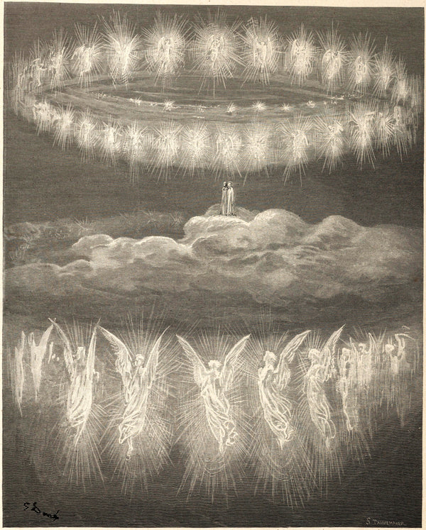 Gustave Doré — Paradiso, Canto XII: The Two Garlands of the Blessed | Dante Illustration Print