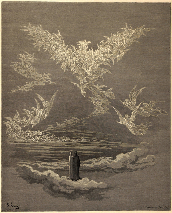 Gustave Doré — Paradiso, Canto XIX: The Eagle Speaks | Dante Illustration Print