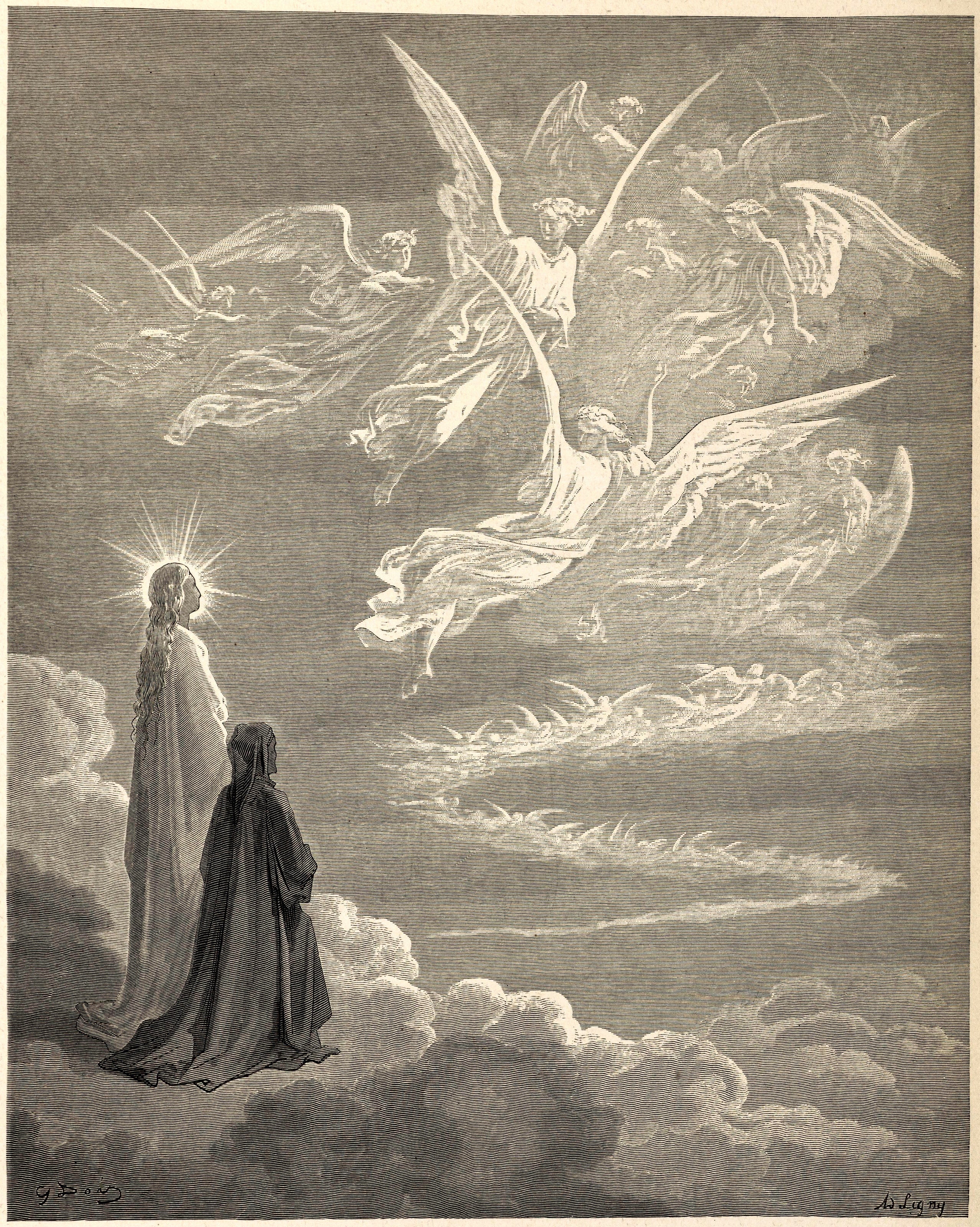 Gustave Doré — Paradiso, Canto XVIII: The Eagle of Souls | Dante Illustration Print - 9ArtPrints