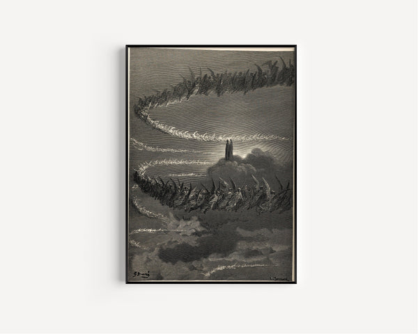 Gustave Doré — Paradiso, Canto XVIII: The Souls Form the Letters | Dante Illustration Print