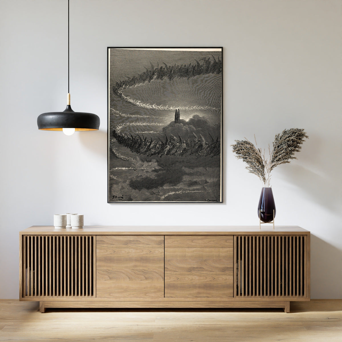 Gustave Doré — Paradiso, Canto XVIII: The Souls Form the Letters | Dante Illustration Print - 9ArtPrints