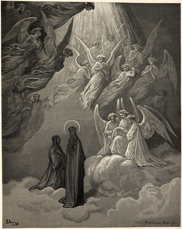 Gustave Doré — Paradiso, Canto XX: The Living Lights of Jupiter | Dante Illustration Print