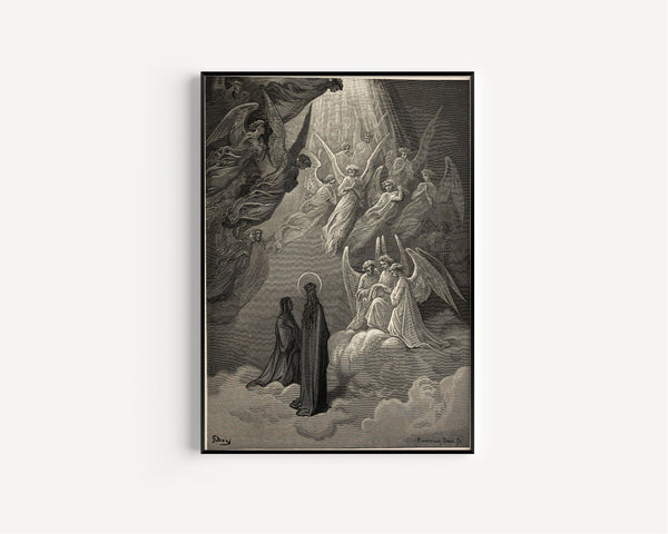 Gustave Doré — Paradiso, Canto XX: The Living Lights of Jupiter | Dante Illustration Print