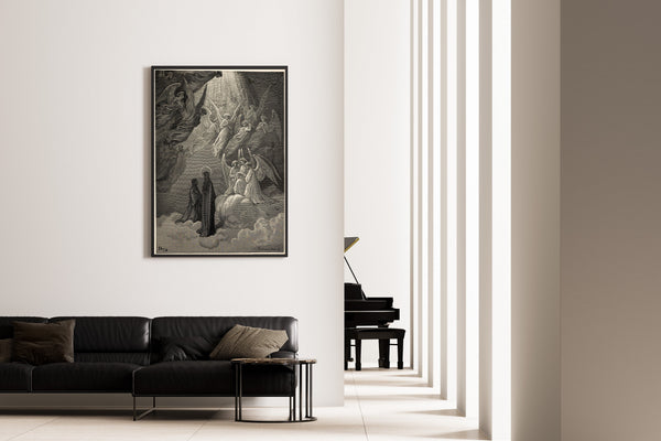 Gustave Doré — Paradiso, Canto XX: The Living Lights of Jupiter | Dante Illustration Print