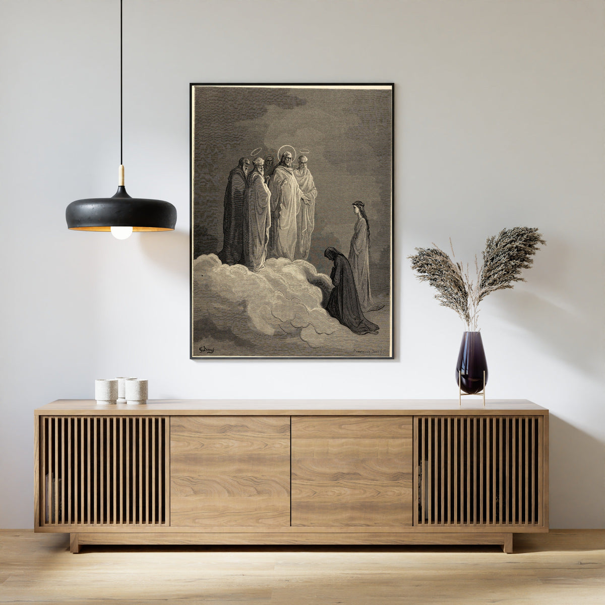 Gustave Doré — Paradiso, Canto XXVI: Peter, James and John | Dante Illustration Print - 9ArtPrints