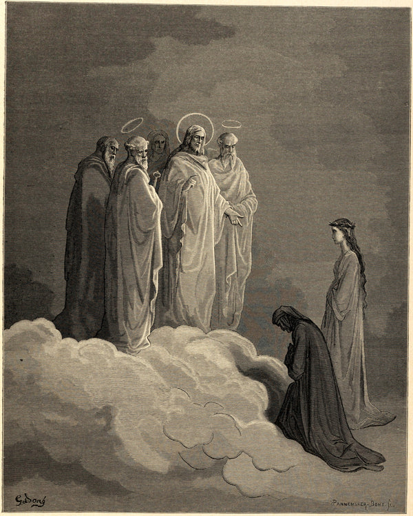 Gustave Doré — Paradiso, Canto XXVI: Peter, James and John | Dante Illustration Print