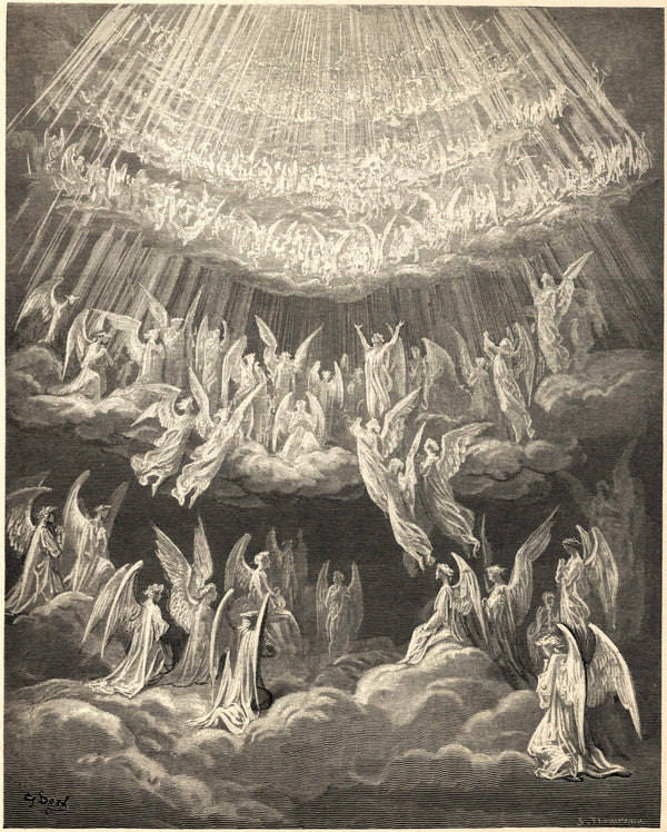 Gustave Doré — Paradiso, Canto XXVII: Glory to the Father | Dante Illustration Print