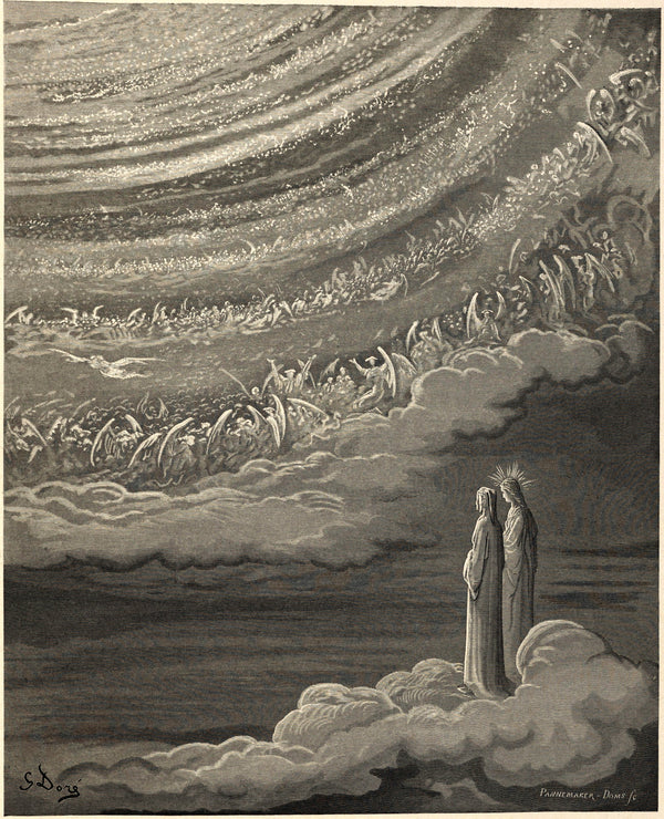 Gustave Doré — Paradiso, Canto XXVIII: The Angelic Circles | Dante Illustration Print