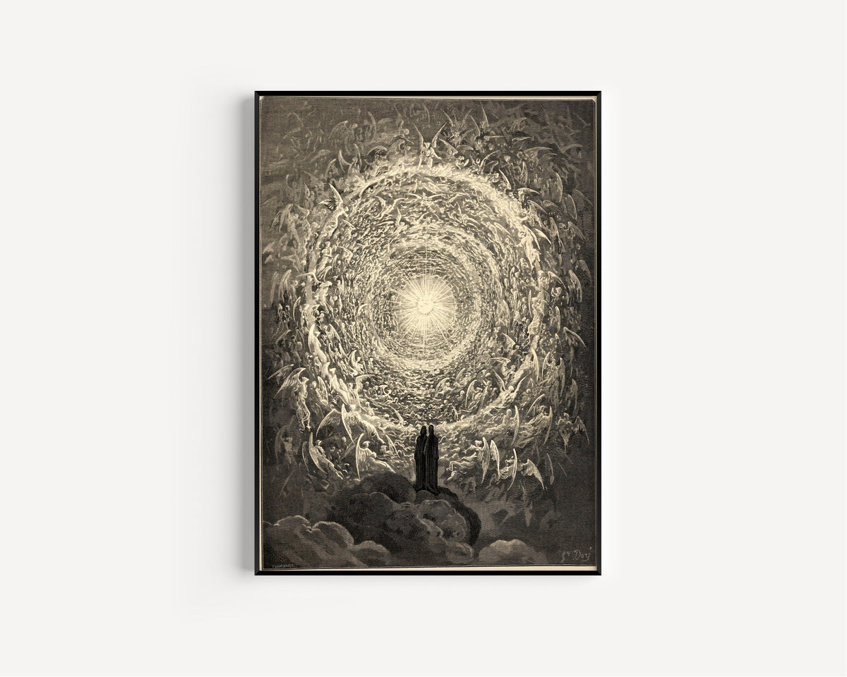 Gustave Doré — Paradiso, Canto XXXI: The Celestial Rose | Dante Illustration Print - 9ArtPrints