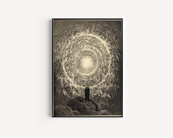 Gustave Doré — Paradiso, Canto XXXI: The Celestial Rose | Dante Illustration Print