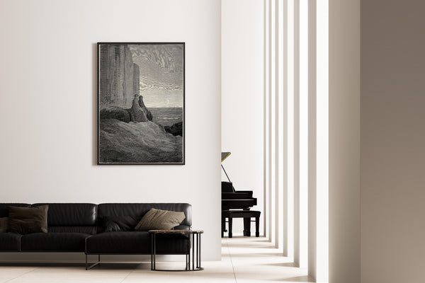Gustave Doré — Purgatorio, Canto IX: Dawn over the Eastern Cliff | Dante Illustration Print
