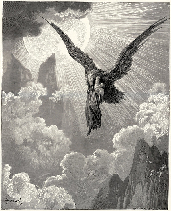 Gustave Doré — Purgatorio, Canto IX: The Dream of the Eagle | Dante Illustration Print