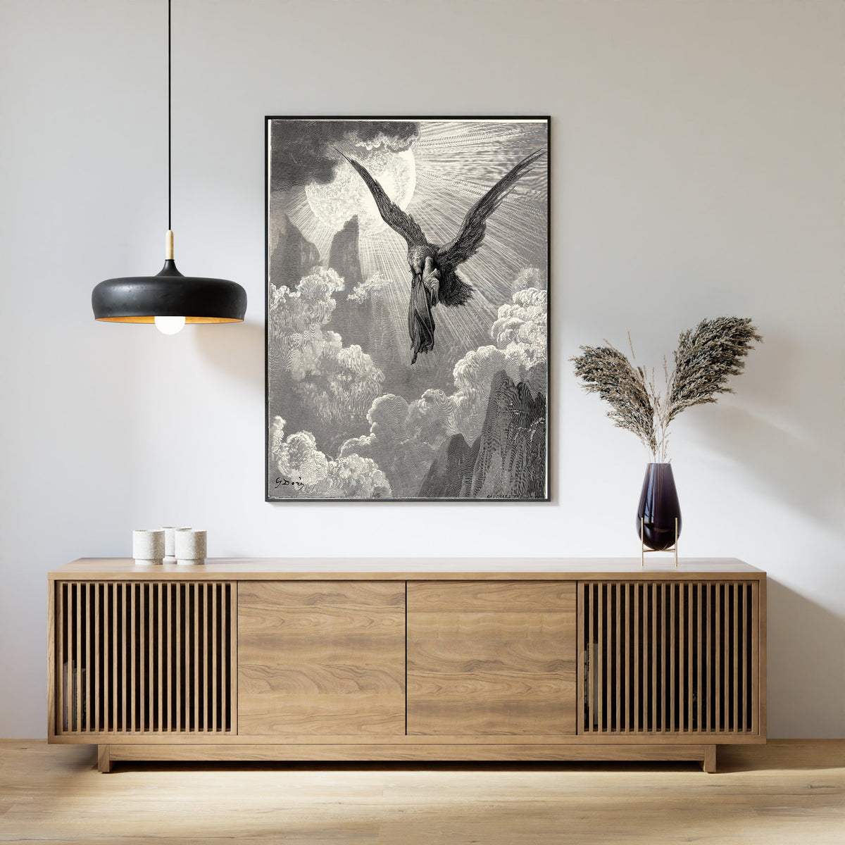 Gustave Doré — Purgatorio, Canto IX: The Dream of the Eagle | Dante Illustration Print - 9ArtPrints